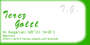 terez goltl business card